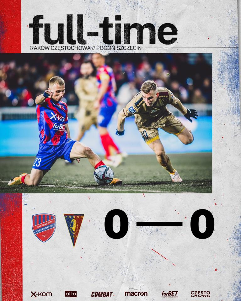 Raków Częstochowa - Pogoń Szczecin 0:0 (07.11.2021)