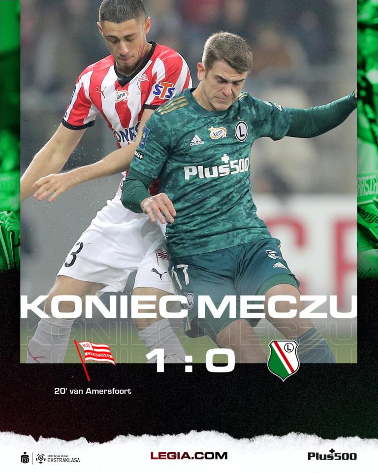 Cracovia - Legia Warszawa 1:0 (05.12.2021)