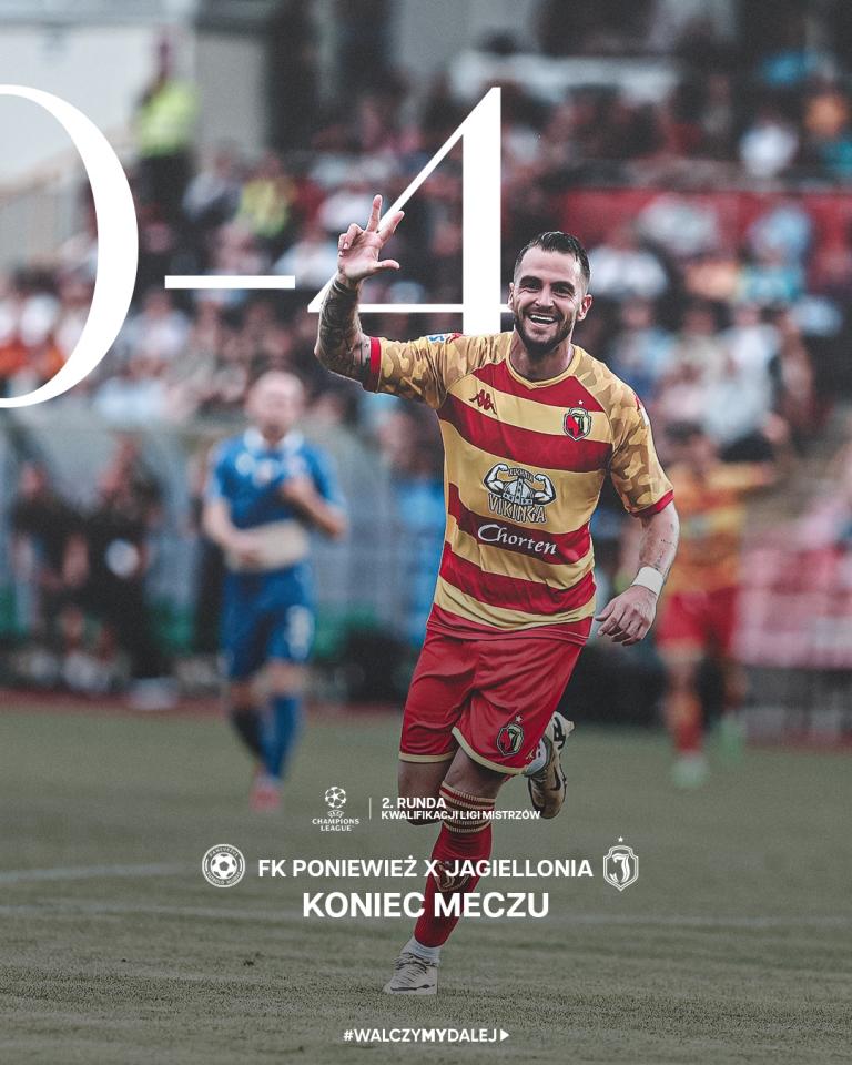 FK Panevėžys - Jagiellonia Białystok 0:4 (23.07.2024)
