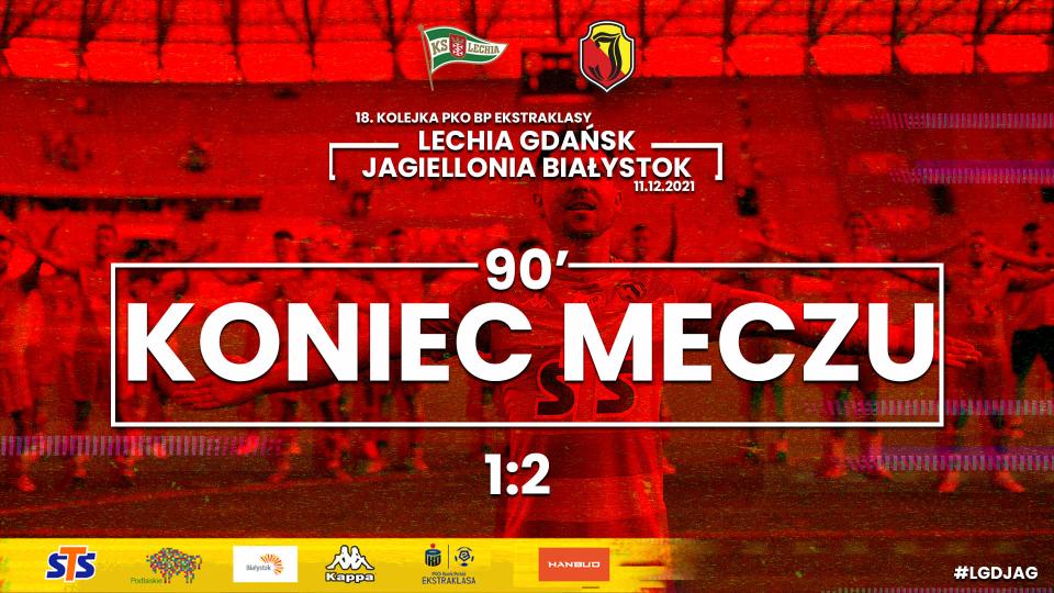 Lechia Gdańsk - Jagiellonia Białystok 1:2 (11.12.2021)