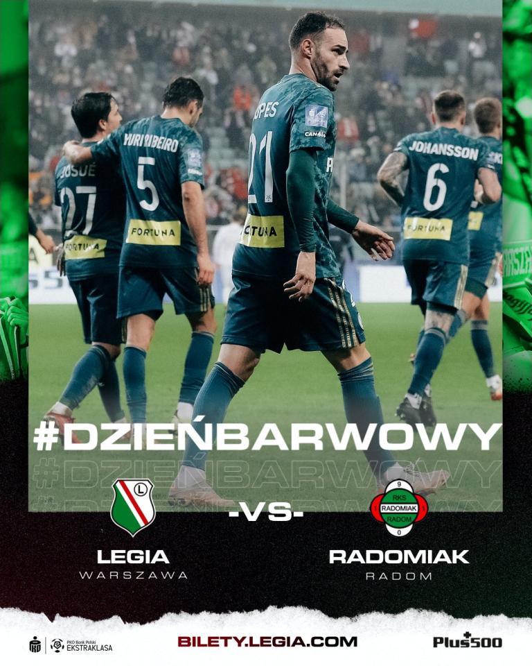 Legia Warszawa - Radomiak Radom 0:3 (19.12.2021)