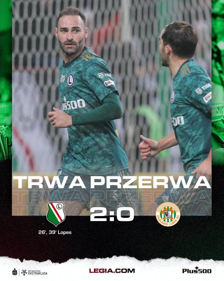 Legia Warszawa - Zagłębie Lubin 4:0 (15.12.2021)