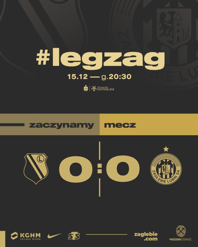 Legia Warszawa - Zagłębie Lubin 4:0 (15.12.2021)