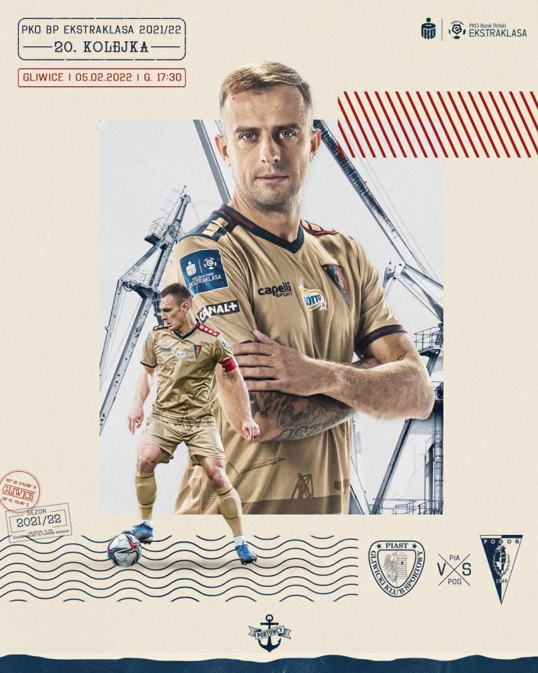 Piast Gliwice - Pogoń Szczecin 0:2 (05.02.2022)