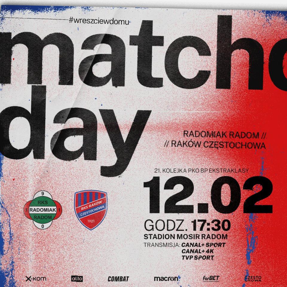 Radomiak Radom - Raków Częstochowa 0:1 (12.02.2022)