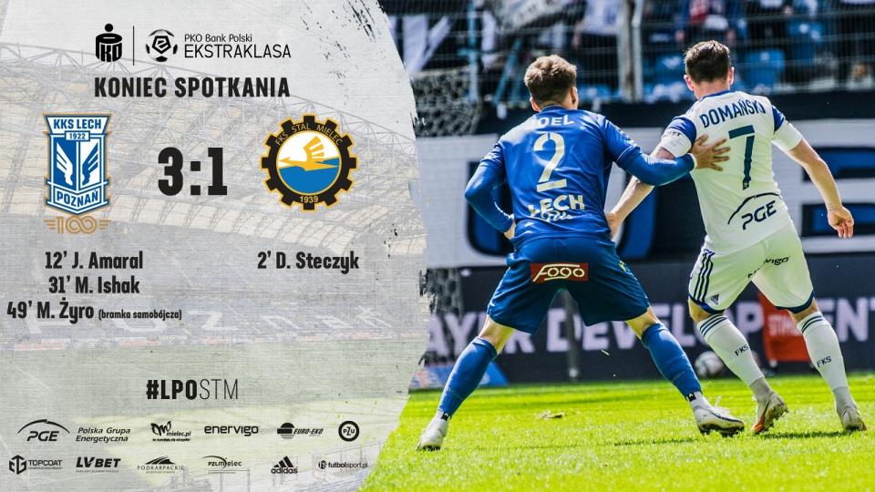 Lech Poznań - Stal Mielec 3:1 (24.04.2022)