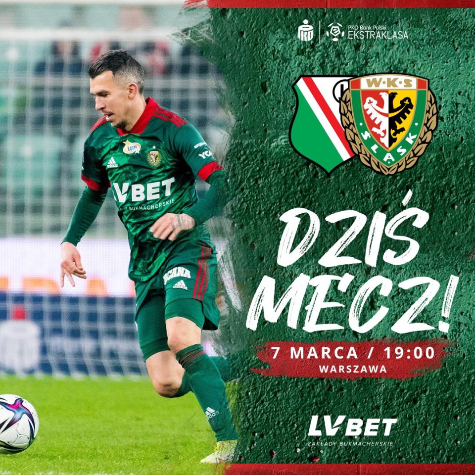 Legia Warszawa - Śląsk Wrocław 1:0 (07.03.2022)