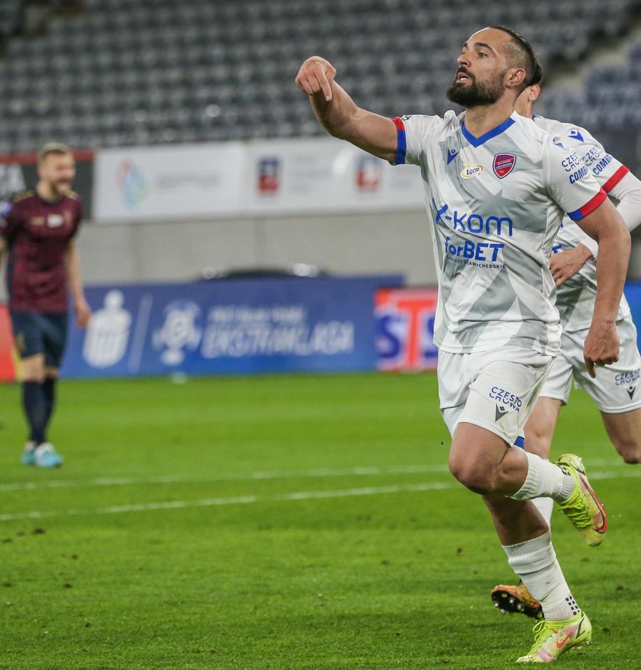 Pogoń Szczecin - Raków Częstochowa 1:2 (20.04.2022) Ivi Lopez