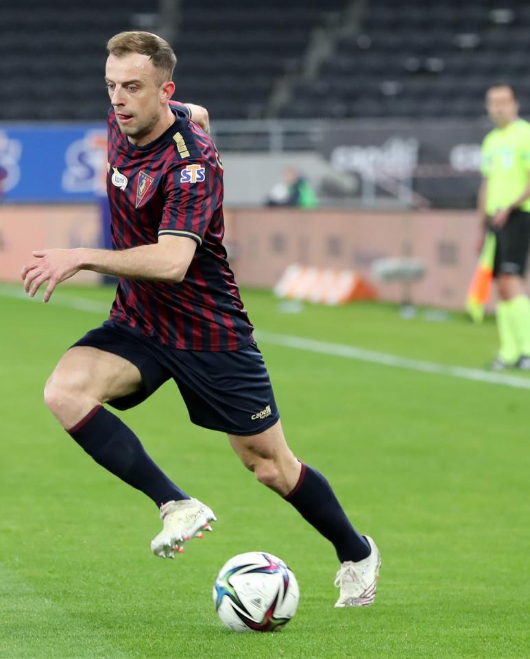 Pogoń Szczecin - Raków Częstochowa 1:2 (20.04.2022) Kamil Grosicki