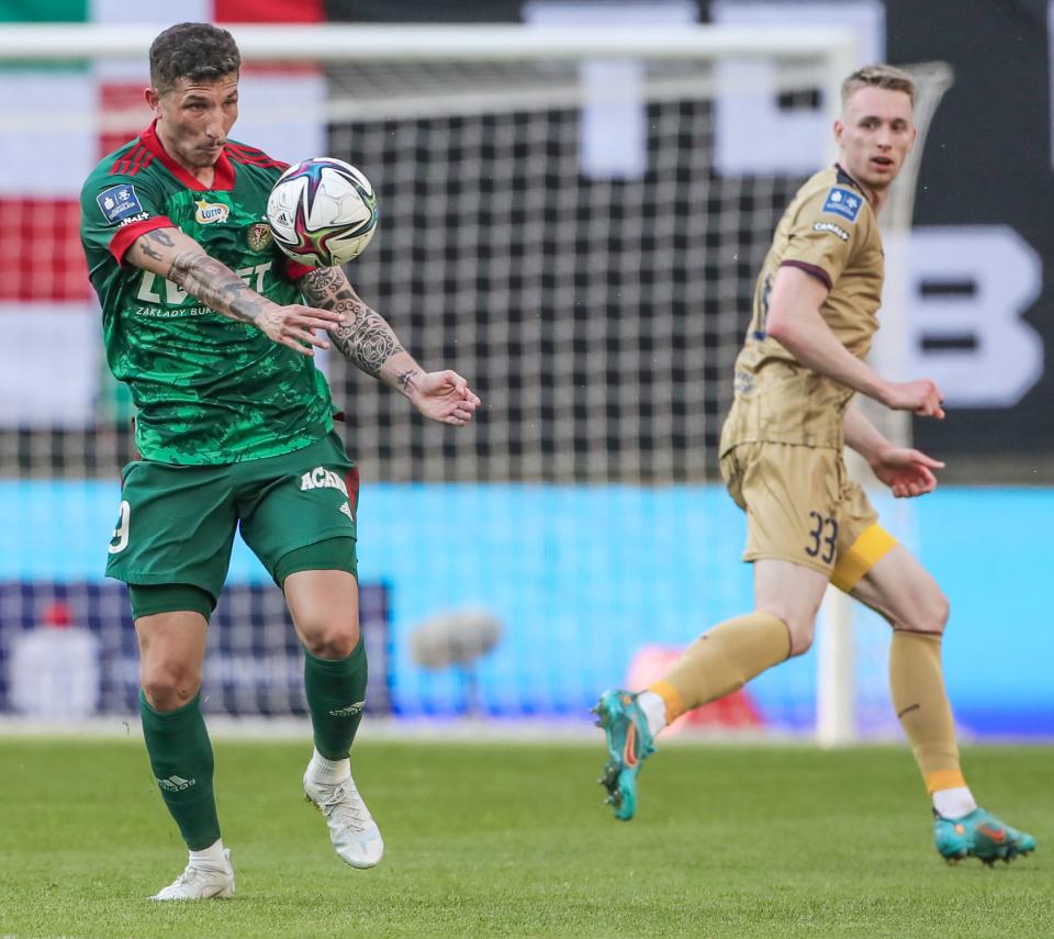 Śląsk Wrocław - Pogoń Szczecin 1:1 (07.05.2022) Erik Exposito