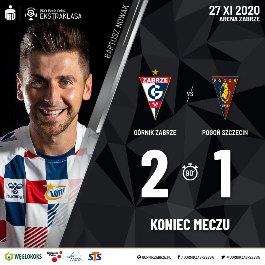 Górnik Zabrze - Pogoń Szczecin (27.11.2020)