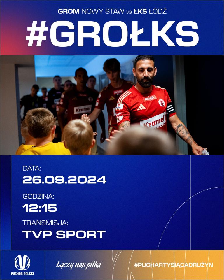 Grom Nowy Staw - ŁKS Łódź 0:2 (26.09.2024)