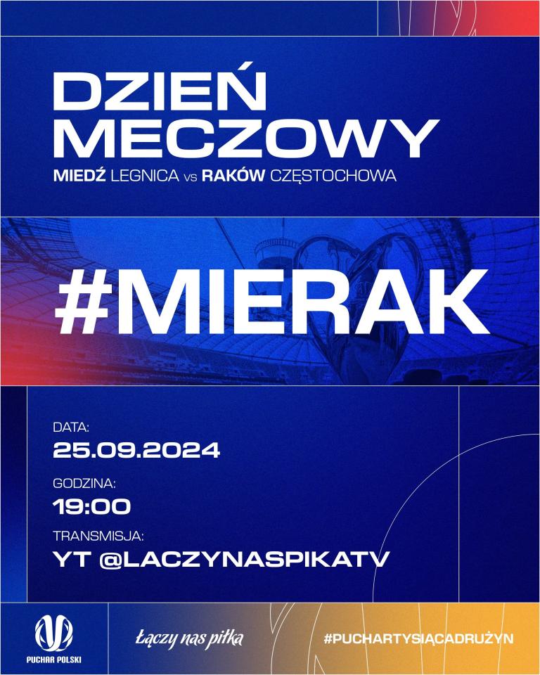 Miedź Legnica - Raków Częstochowa 0:0, k. 4-3 (25.09.2024)