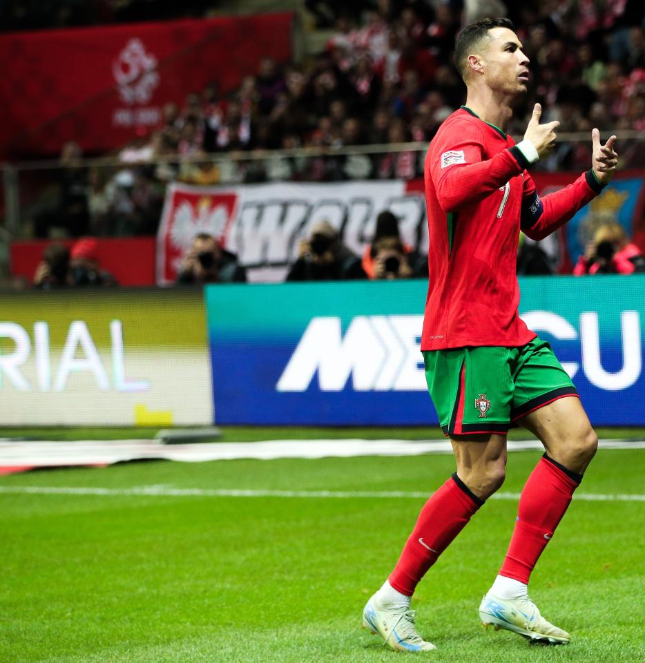 Polska - Portugalia 1:3 (12.10.2024) Cristiano Ronaldo