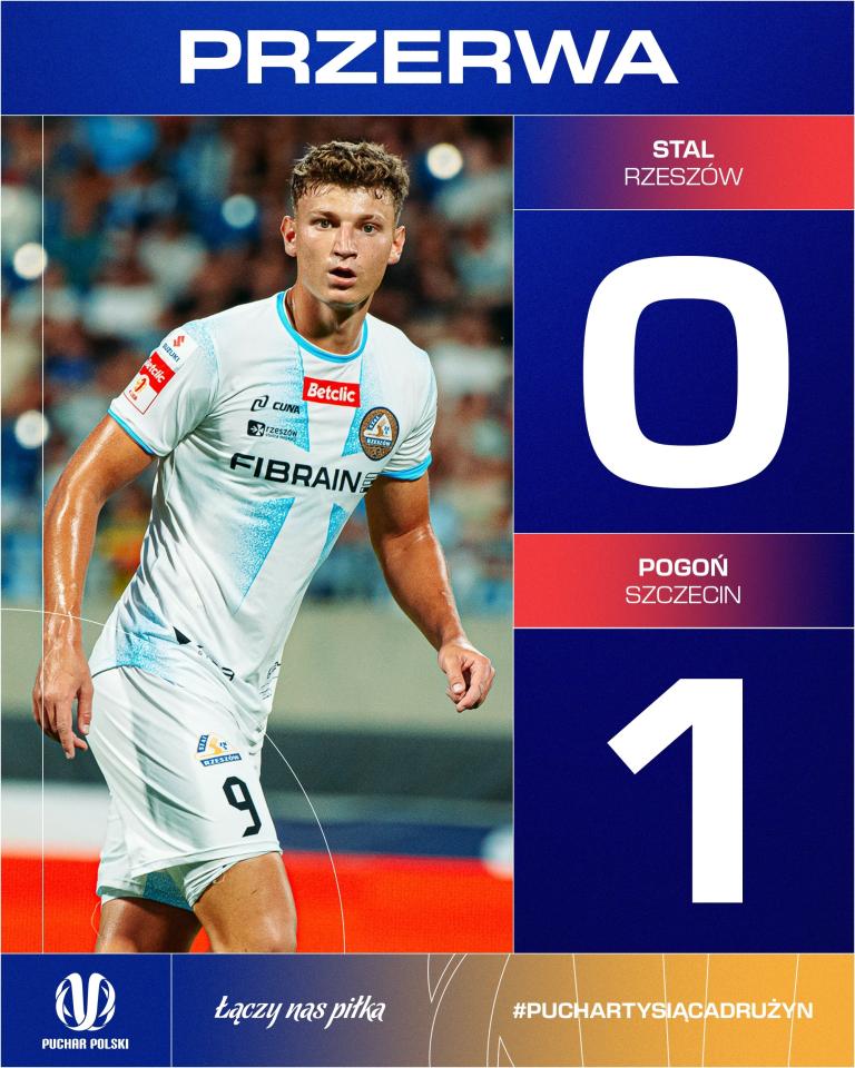 Stal Rzeszów - Pogoń Szczecin 0:3 (24.09.2024)