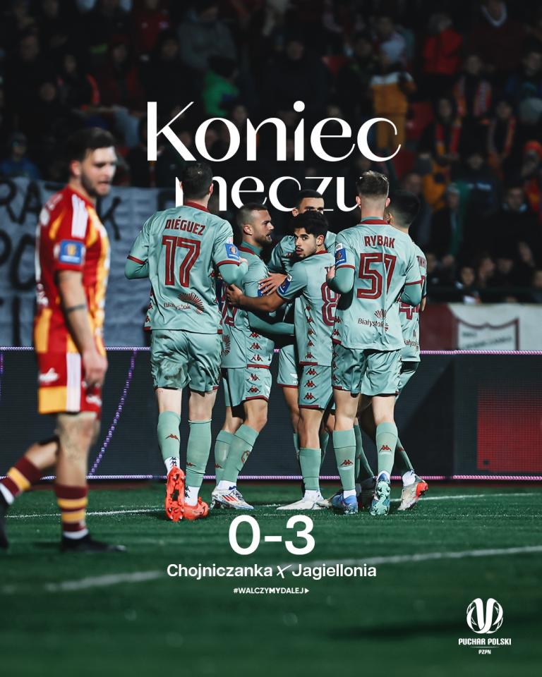 Chojniczanka Chojnica - Jagiellonia Białystok 0:3 (30.10.2024)