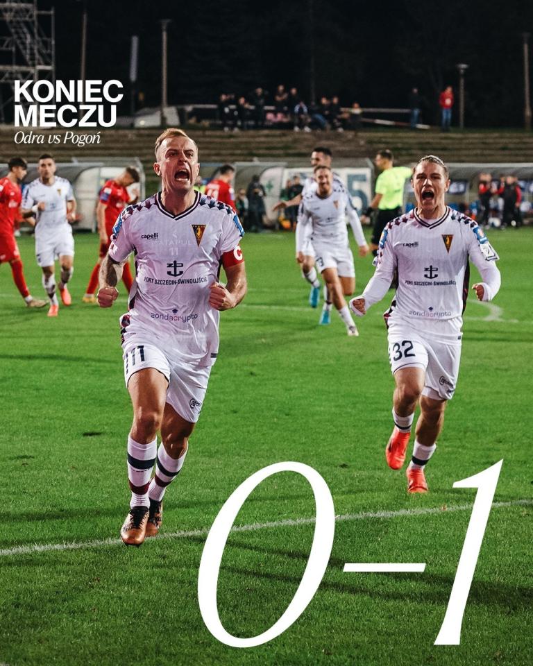 Odra Opole - Pogoń Szczecin 0:1 pd. (29.10.2024)