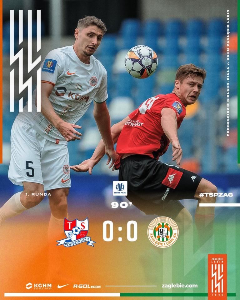 Podbeskidzie Bielsko-Biała - Zagłębie Lubin 0:0, k. 3-4 (26.09.2024)