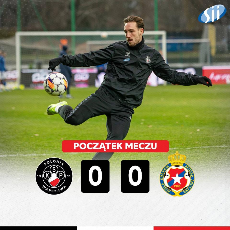 Polonia Warszawa - Wisła Kraków 3:2 pd., 03.12.2024