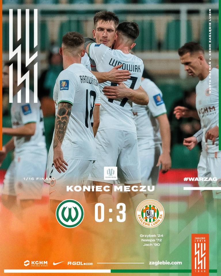 Warta Poznań - Zagłębie Lubin 0:3 (31.10.2024)