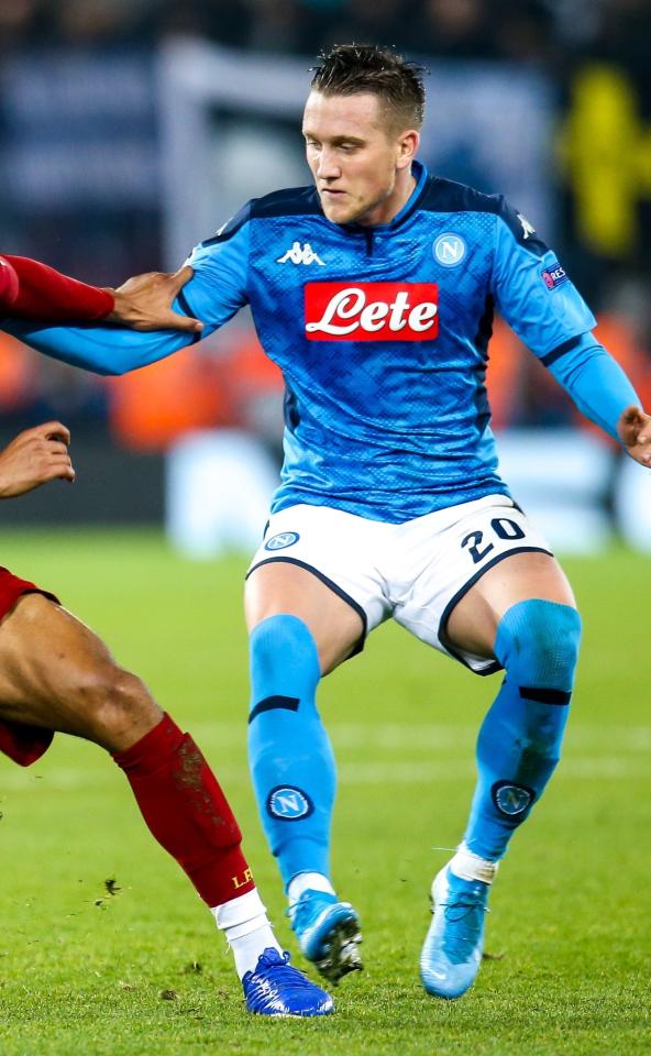 Piotr Zieliński (Liverpool FC - SSC Napoli 1:1, 27.11.2019)