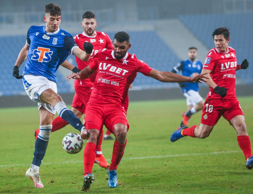 Lech Poznań - Wisła Kraków 0:1, 19.12.2020 Jakub Moder