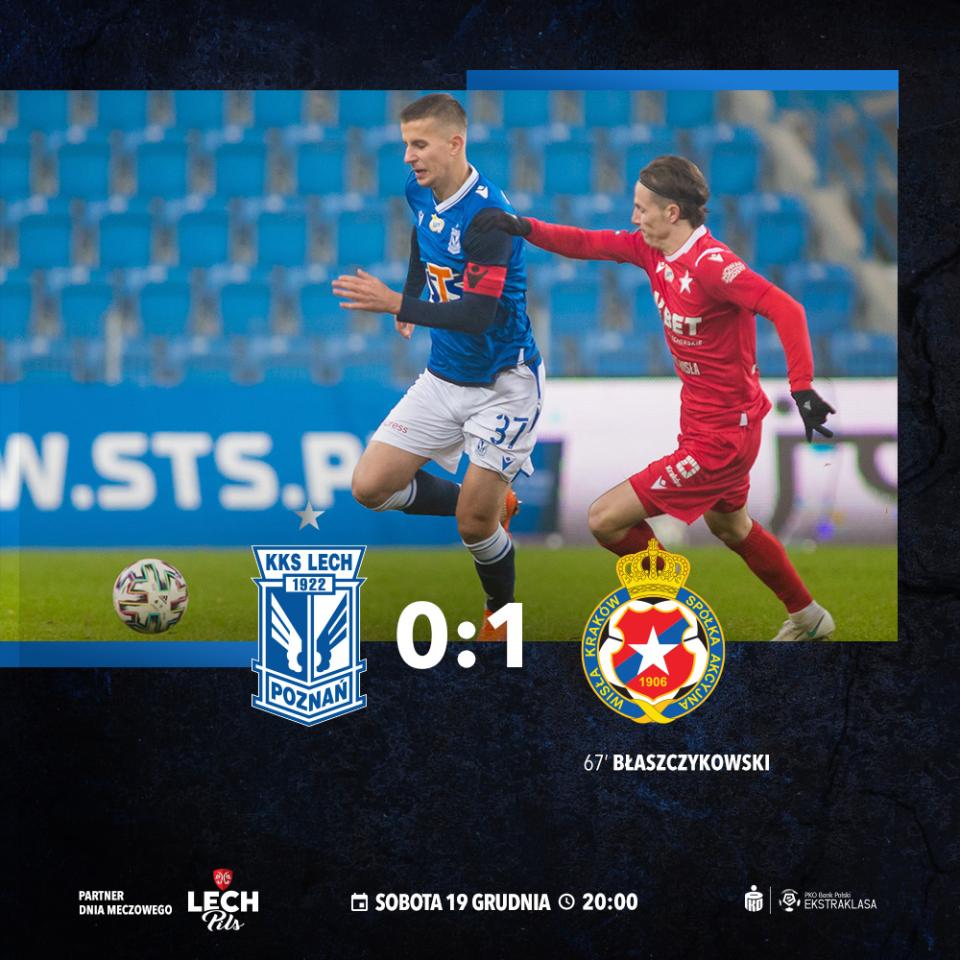 Lech Poznań - Wisła Kraków 0:1, 19.12.2020
