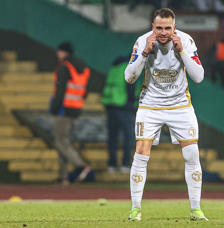 Olimpia Grudziądz - Jagiellonia Białystok 1:3, 05.12.2024 Jesus Imaz