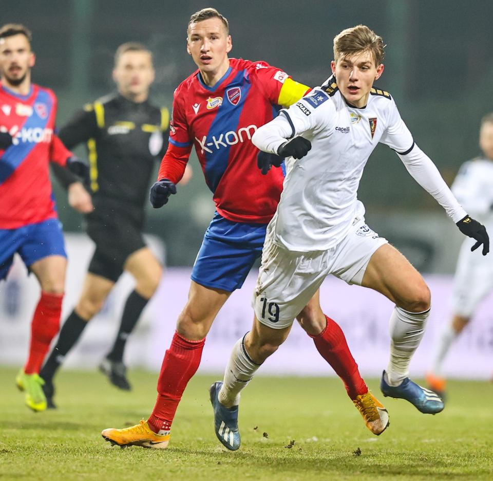 Raków Częstochowa - Pogoń Szczecin 0:1, 29.01.2021 Adrian Benedyczak