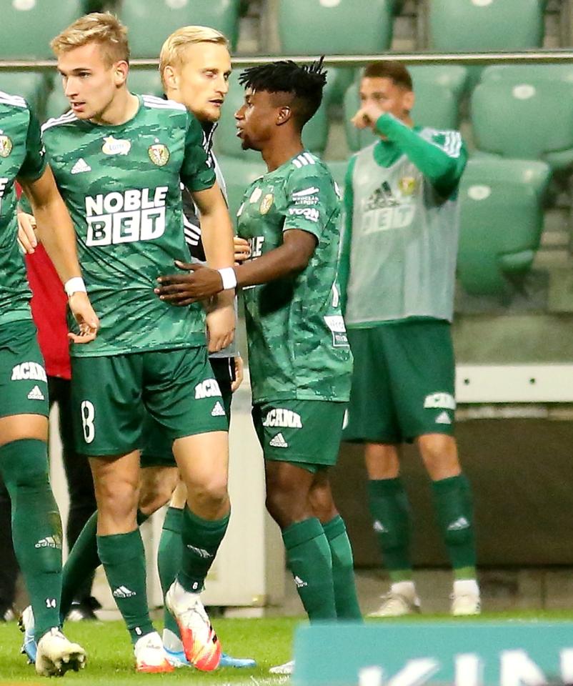 Śląsk Wrocław - Jagiellonia Białystok 1:0, 24.10.2020 Mateusz Praszelik