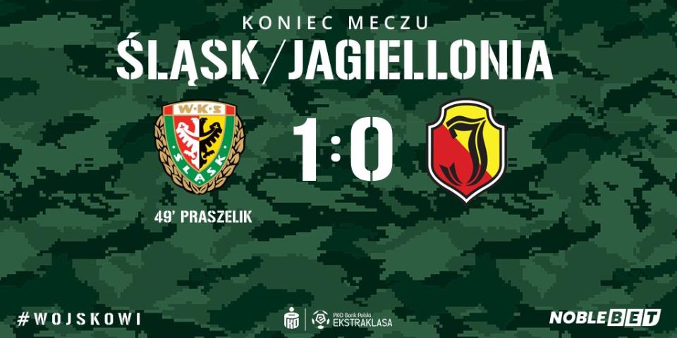 Śląsk Wrocław - Jagiellonia Białystok 1:0, 24.10.2020