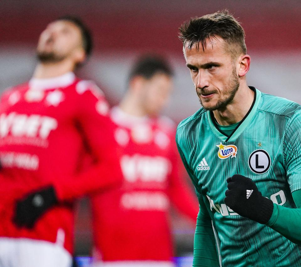 Wisła Kraków - Legia Warszawa 1:2, 12.12.2020 Tomas Pekhart