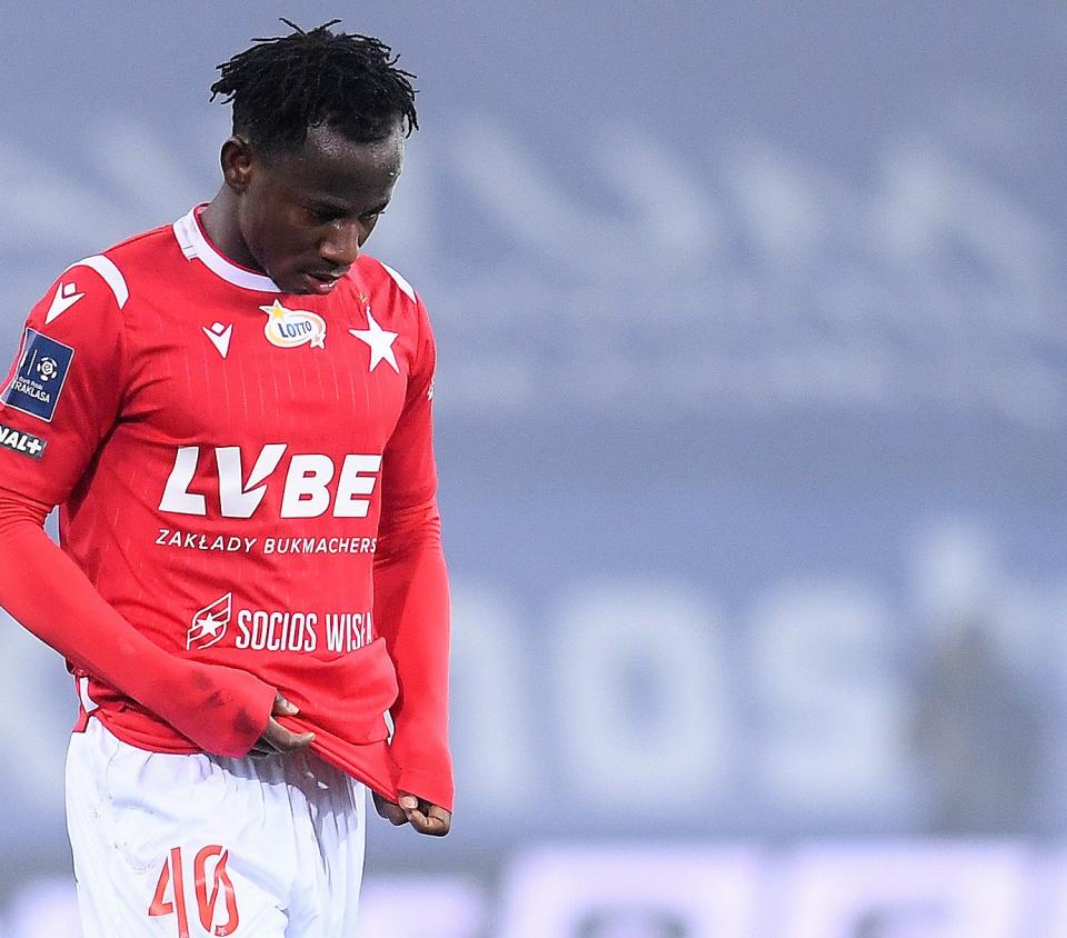 Wisła Kraków - Legia Warszawa 1:2, 12.12.2020 Yaw Yeboah