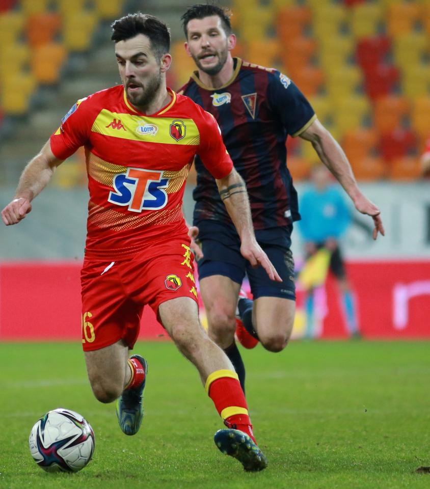 Jagiellonia Białystok - Pogoń Szczecin 0:1, 12.03.2021 Martin Pospisil