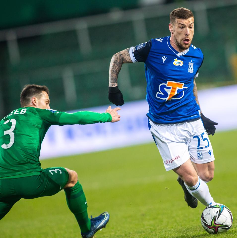 Warta Poznań - Lech Poznań 1:2, 26.02.2021 Pedro Tiba