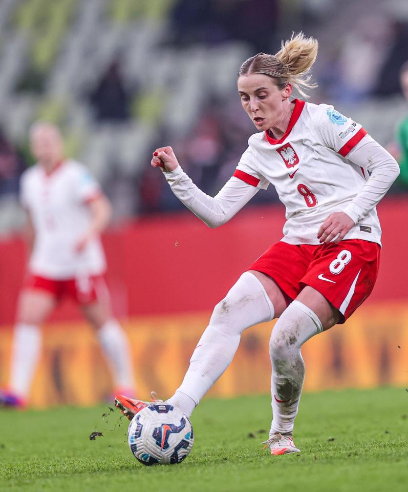 Ewelina Kamczyk (Polska - Irlandia Północna 2:0 kobiety, 21.02.2025)