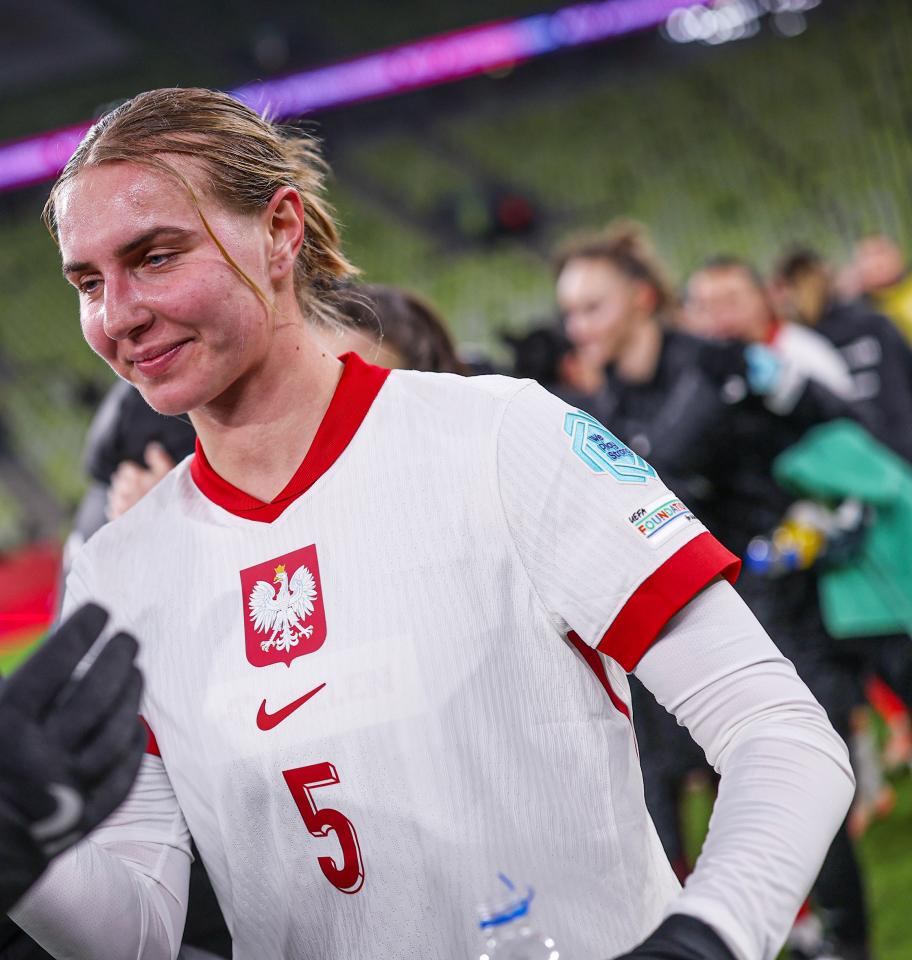 Oliwia Woś (Polska - Irlandia Północna 2:0 kobiety, 21.02.2025)