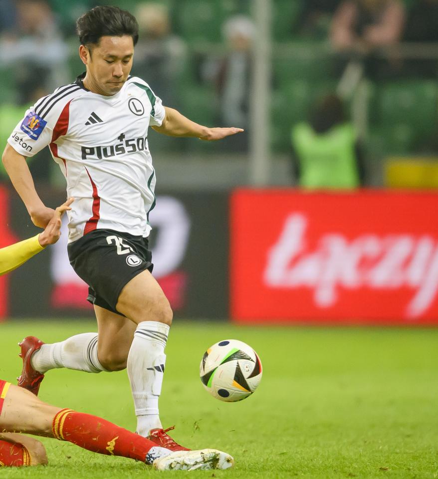 Legia Warszawa - Jagiellonia Białystok 3:1, 26.02.2025 Ryoya Morishita