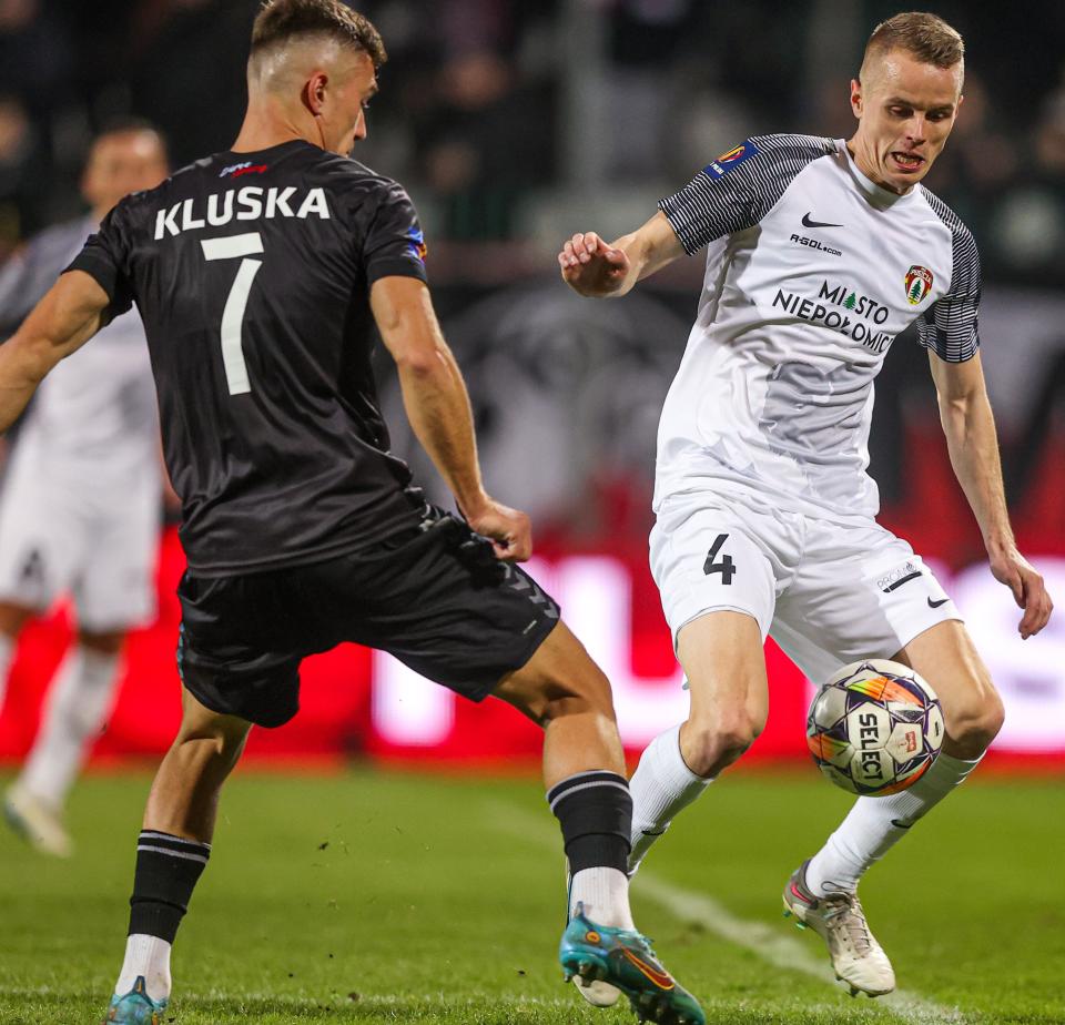 Polonia Warszawa - Puszcza Niepołomice 1:2 pd., 27.02.2025 Dawid Szymanowicz