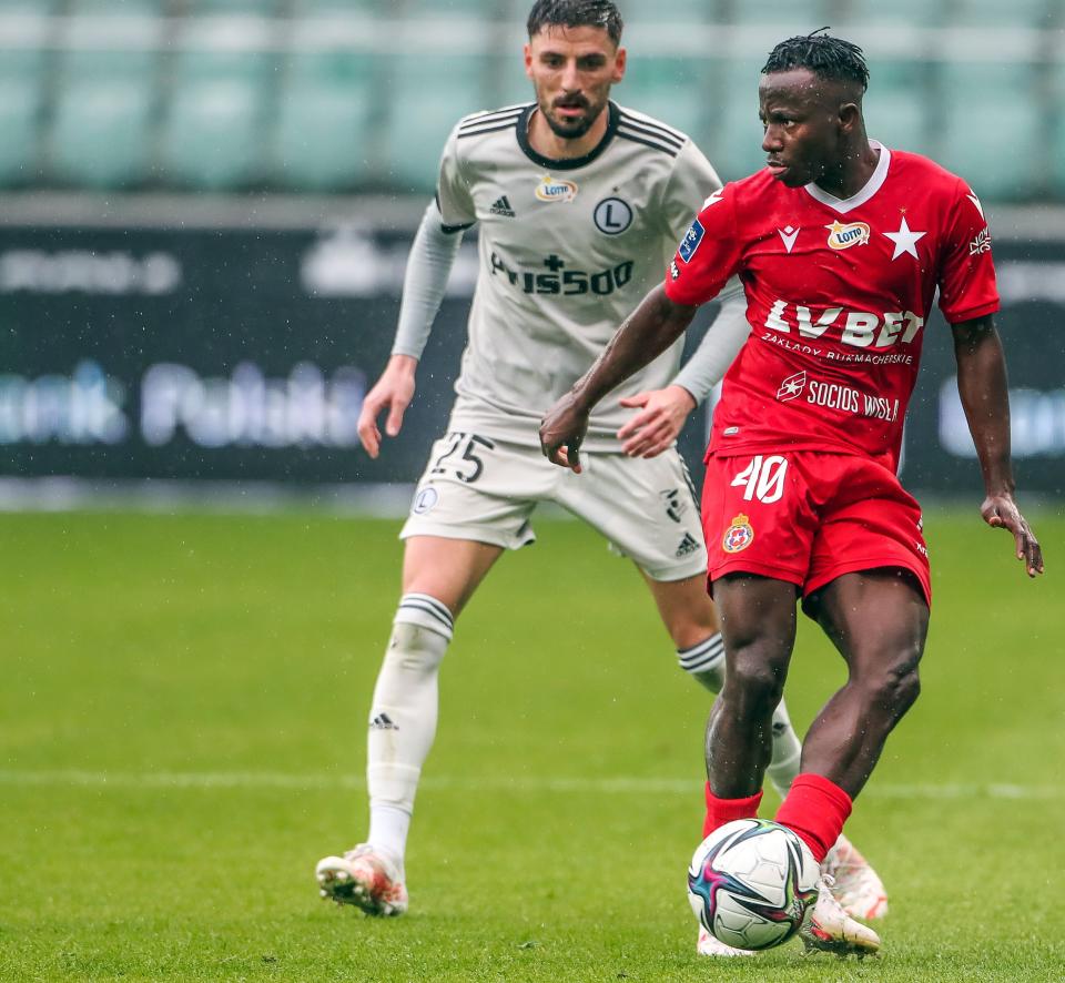 Legia Warszawa - Wisła Kraków 0:0, 01.05.2021 Yaw Yeboah