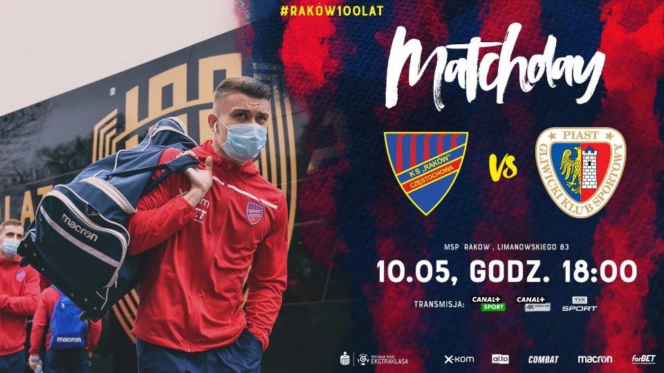 Raków Częstochowa - Piast Gliwice 1:0, 10.05.2021