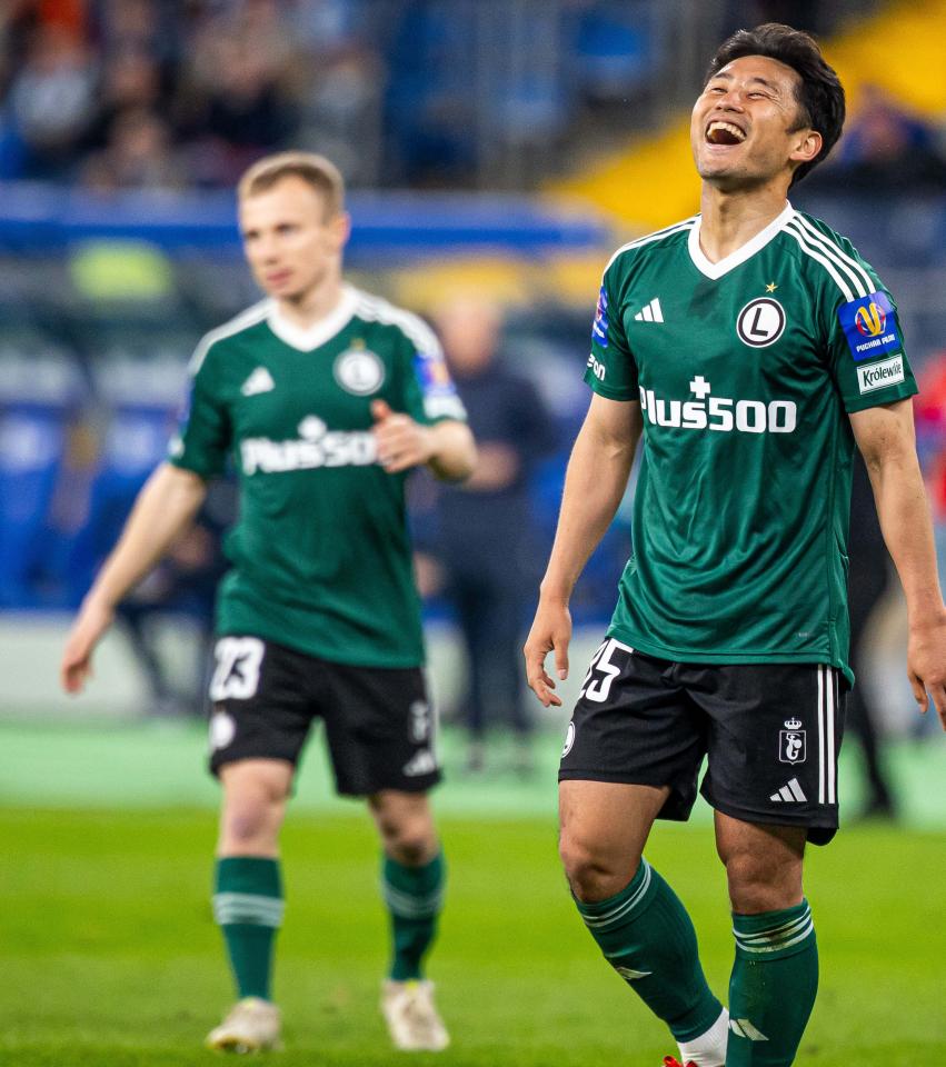 Ruch Chorzów - Legia Warszawa 0:5, 02.04.2025 Ryoya Morishita