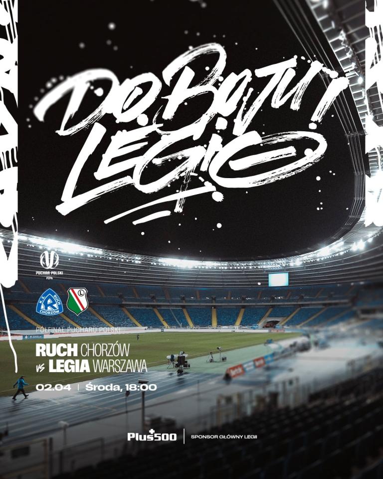 Ruch Chorzów - Legia Warszawa 0:5, 02.04.2025