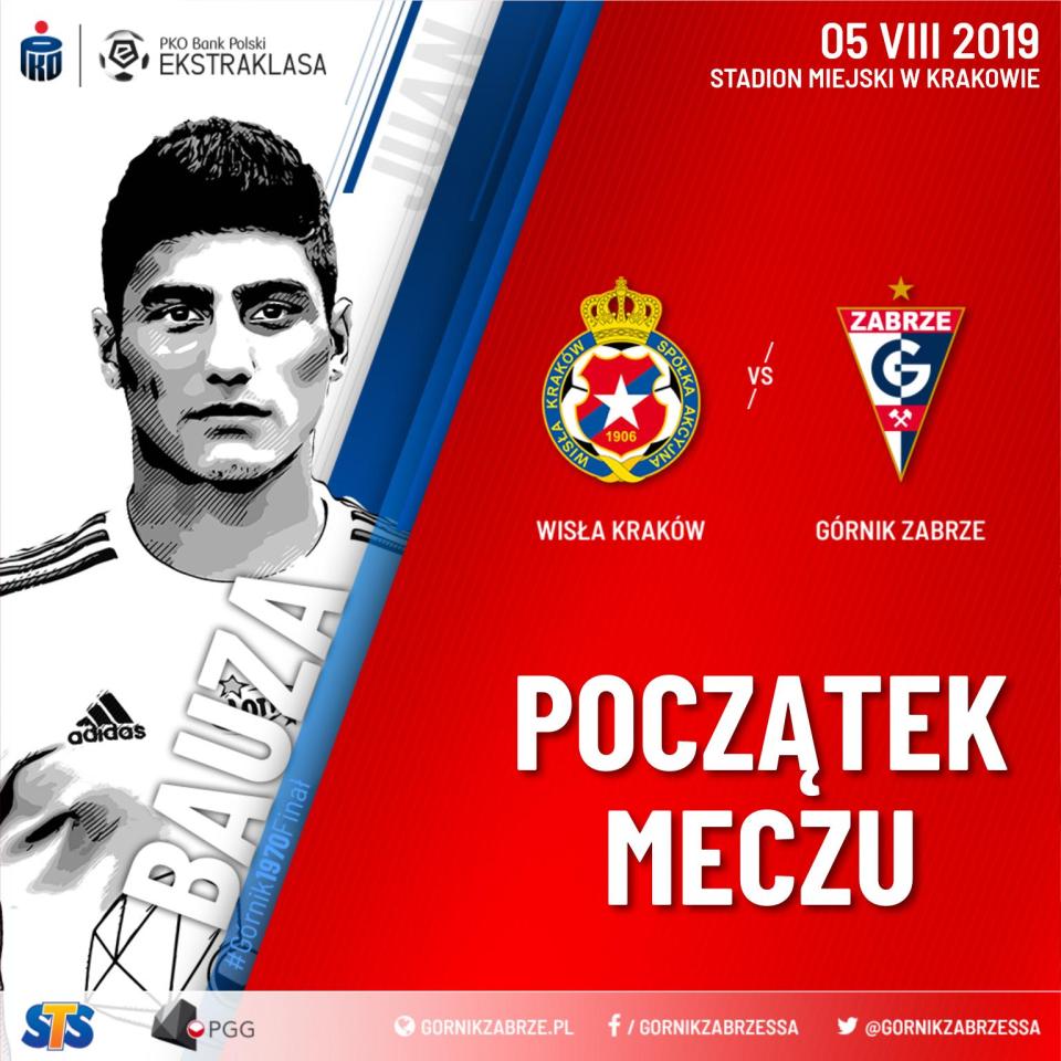 Wisła Kraków - Górnik Zabrze 1:0, 05.08.2019