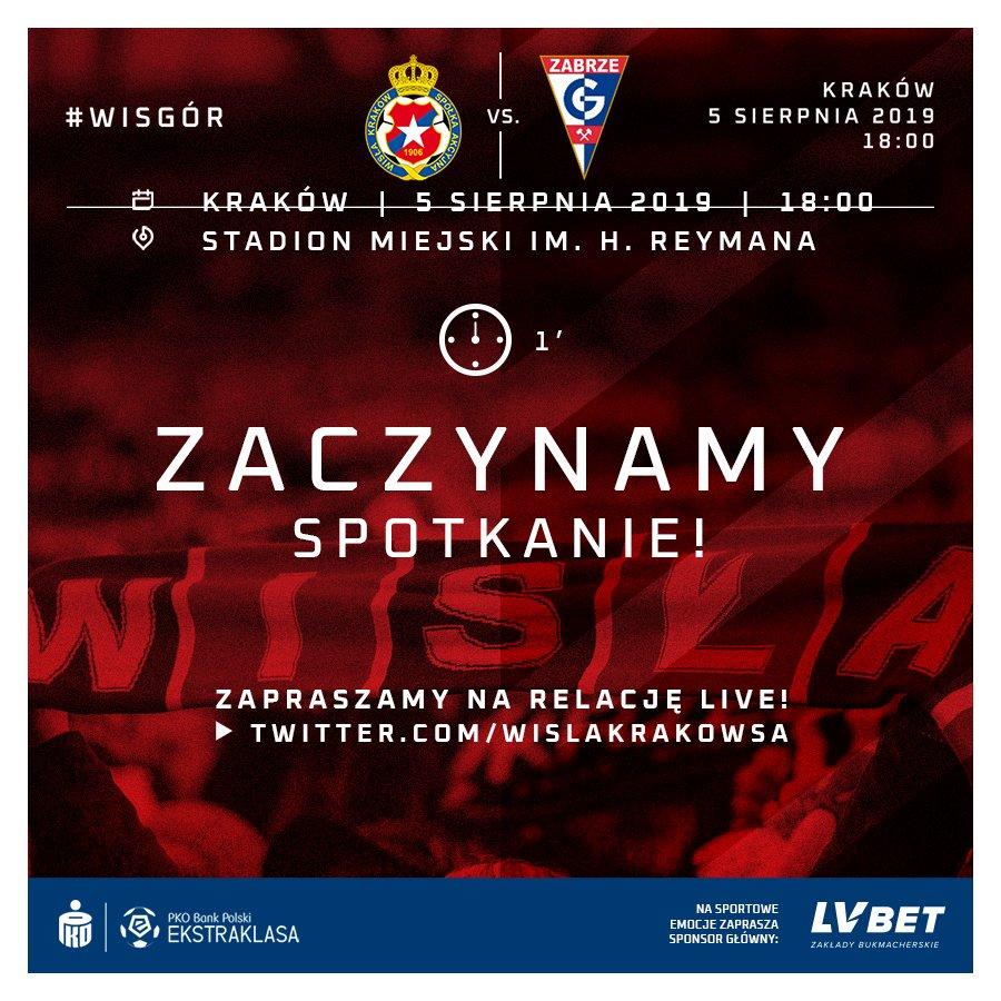 Wisła Kraków - Górnik Zabrze 1:0, 05.08.2019