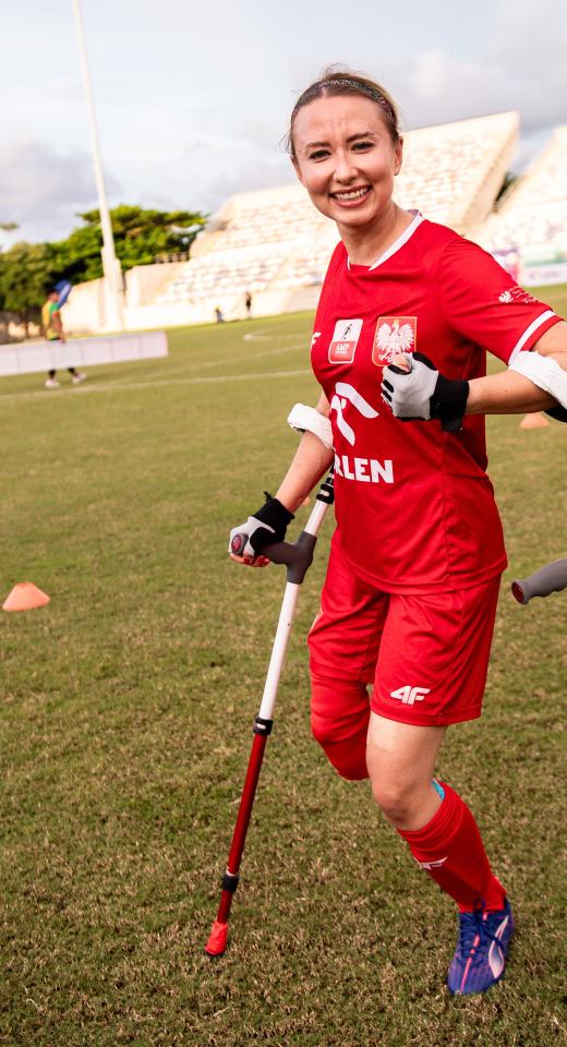 Justyna Bzdela (Brazylia - Polska 0:5 ampfutbol kobiet, 05.11.2024)