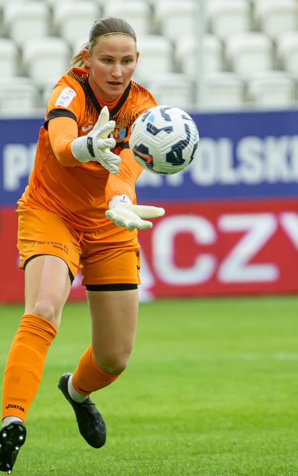 Julia Woźniak (Czarni Sosnowiec - Pogoń Szczecin 1:1, k. 4-3 kobiety, 17.05.2025)