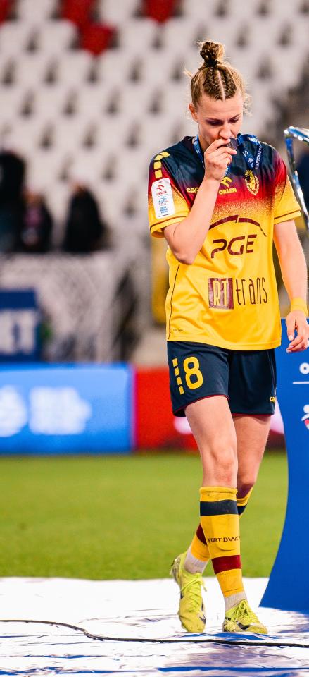 Weronika Szymaszek (Czarni Sosnowiec - Pogoń Szczecin 1:1, k. 4-3, 17.05.2025)