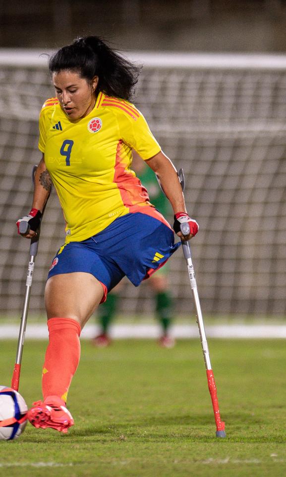 Yady Fernández (Kolumbia - Polska 1:0 ampfutbol kobiet, 04.11.2024)
