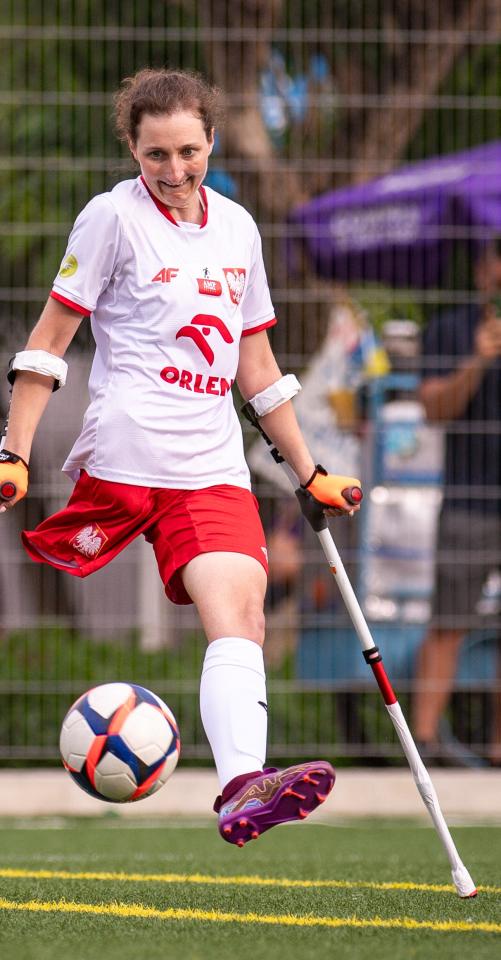 Daria Majkowska (Polska - Ekwador 1:0 ampfutbol kobiet, 08.11.2024)
